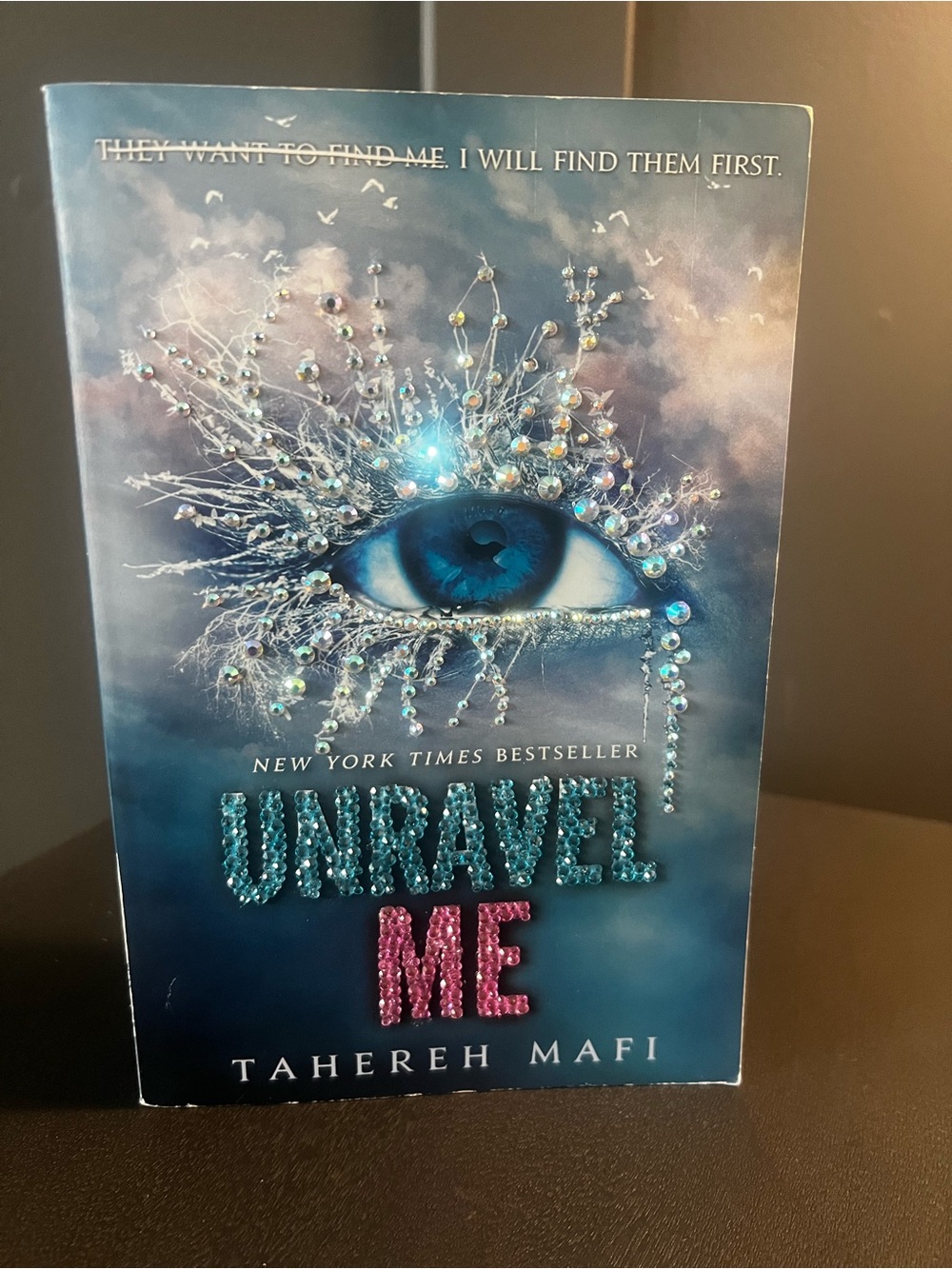 Unravel Me by Tahereh Mafi - Blue & Pink Paperback